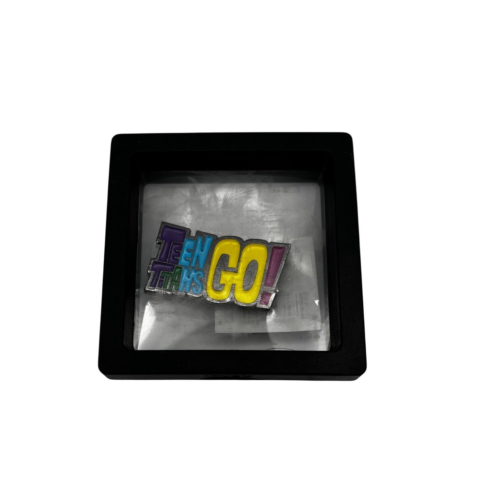 Teen Titans Go Logo Enamel Pin Multicolor DC Comics Superhero Pin